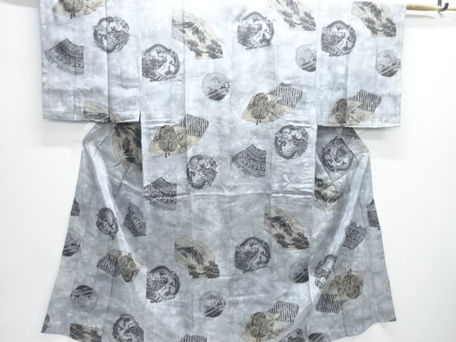 JAPANESE KIMONO / ANTIQUE MENS JUBAN / SILK / DRAGON